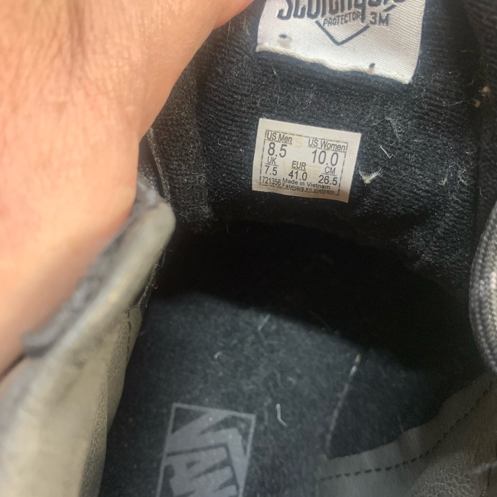 Vans Sk8-Himte Mountain Edition Solid Black Suede… - image 7